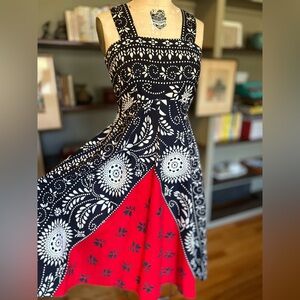 Gorgeous mid-century Danish style dress~reminds me of a Sea New York, but OG.